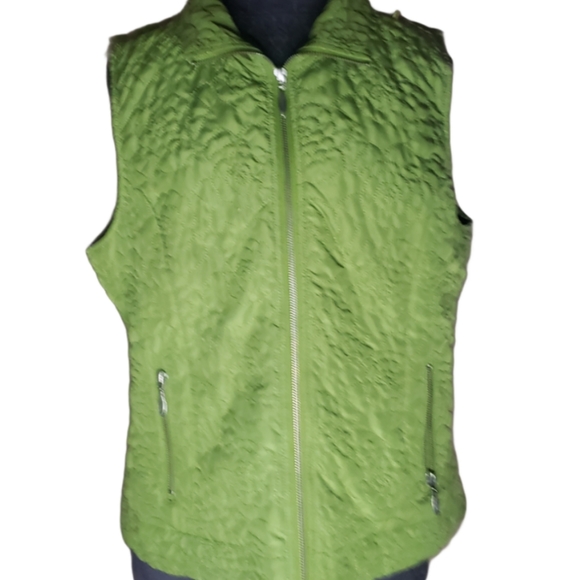 Christopher & Banks Women's Green Vest - Picture 3 of 5